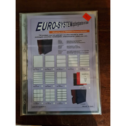 Euro-system blade, 10 stk. Pk.